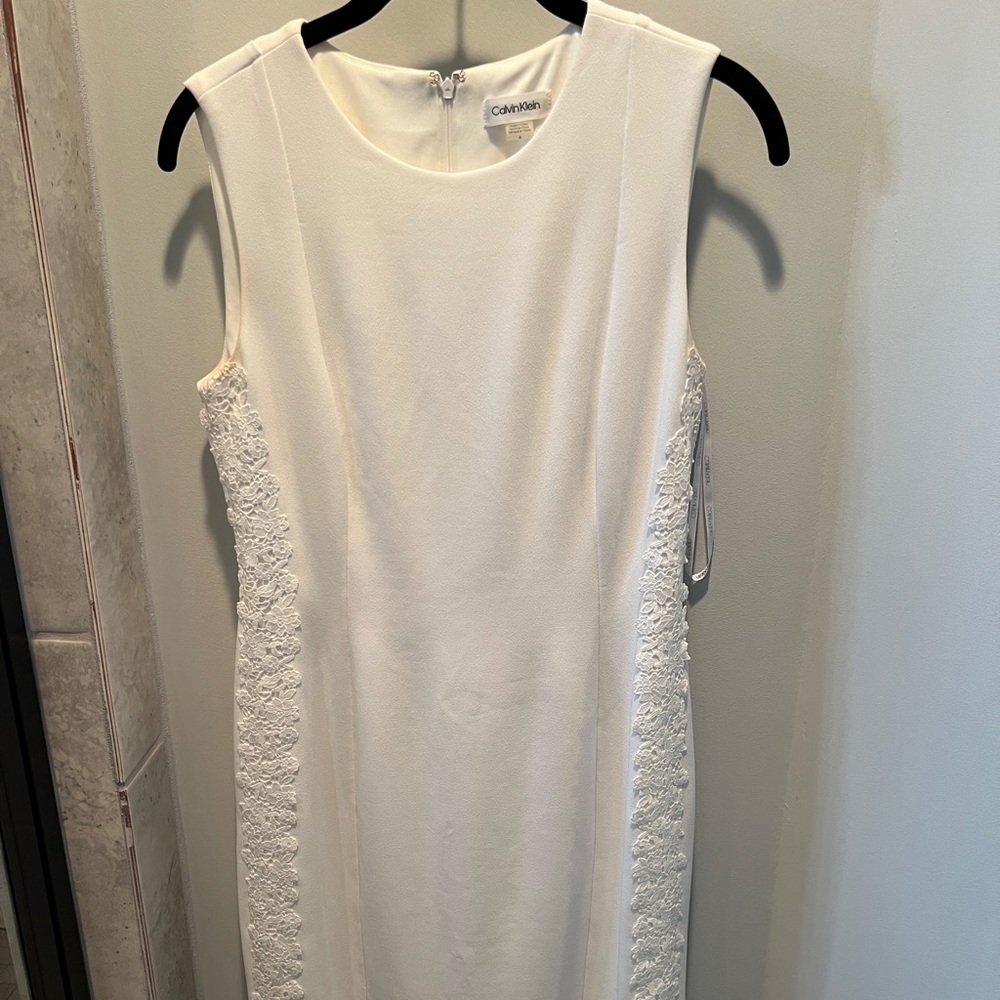 Calvin Klein white dress